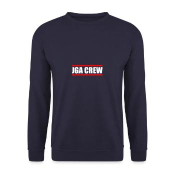 Bachelor Party Crew Bachelor Party Groom - Unisex Sweatshirt - navy - Front - Alina (178cm) & Michal (187cm)