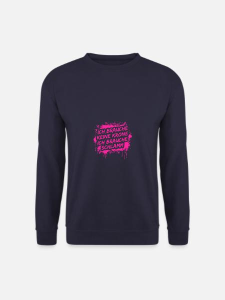 Keine Krone Schlammlauf Mud Run Muddy Race - Unisex Pullover - Navy