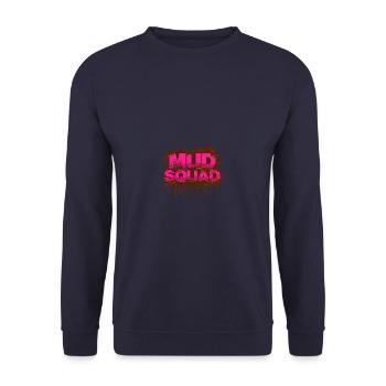 Mud squad Schlammlauf Mud Run Muddy Race - Sweat-shirt Unisexe - marine - Devant - Alina (178cm) & Michal (187cm)