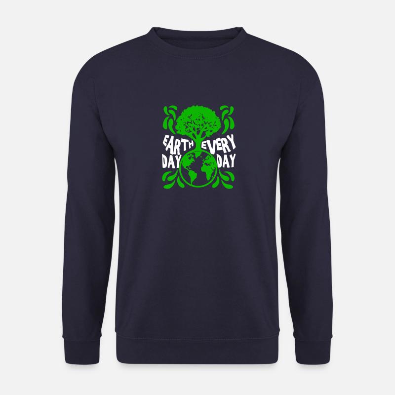 Klimaschutz Geschenk Idee Denkanstoss - Unisex Pullover - Navy