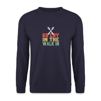 Kochen Restaurants Rezept Kochen Koch Geschenk - Unisex Pullover - Navy - Vorne - Alina (178cm) & Michal (187cm)