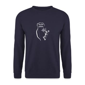 I Am Your Father Traditional Archery Father - Unisex Sweatshirt - navy - Front - Alina (178cm) & Michal (187cm)