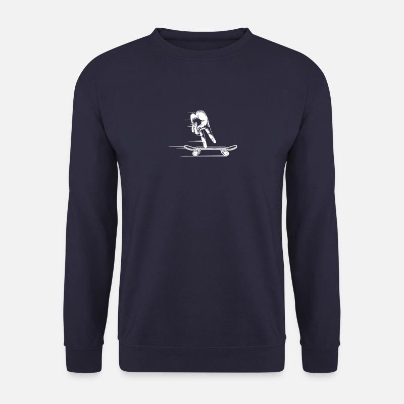 Finger Skateboard Fingerboard Skating TShirt - Unisex Pullover - Navy