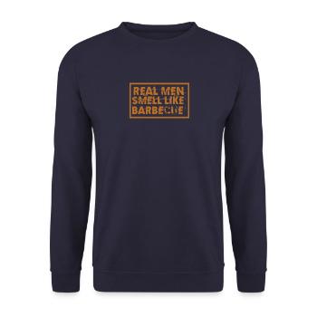 Grill - Unisex Sweatshirt - navy - Front - Alina (178cm) & Michal (187cm)