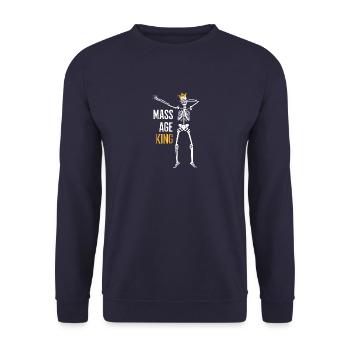 Physiothérapeute en physiothérapie - Sweat-shirt Unisexe - marine - Devant - Alina (178cm) & Michal (187cm)