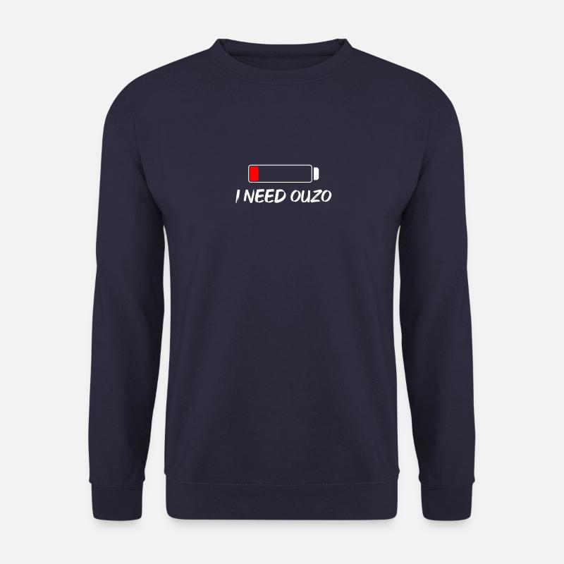 I Need Ouzo - Unisex Pullover - Navy