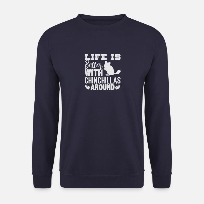 Chinchilla - Unisex Pullover - Navy
