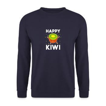 kiwi - Sweat-shirt Unisexe - marine - Devant - Alina (178cm) & Michal (187cm)