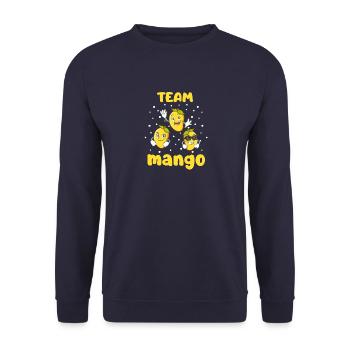 Mango - Unisex Pullover - Navy - Vorne - Alina (178cm) & Michal (187cm)