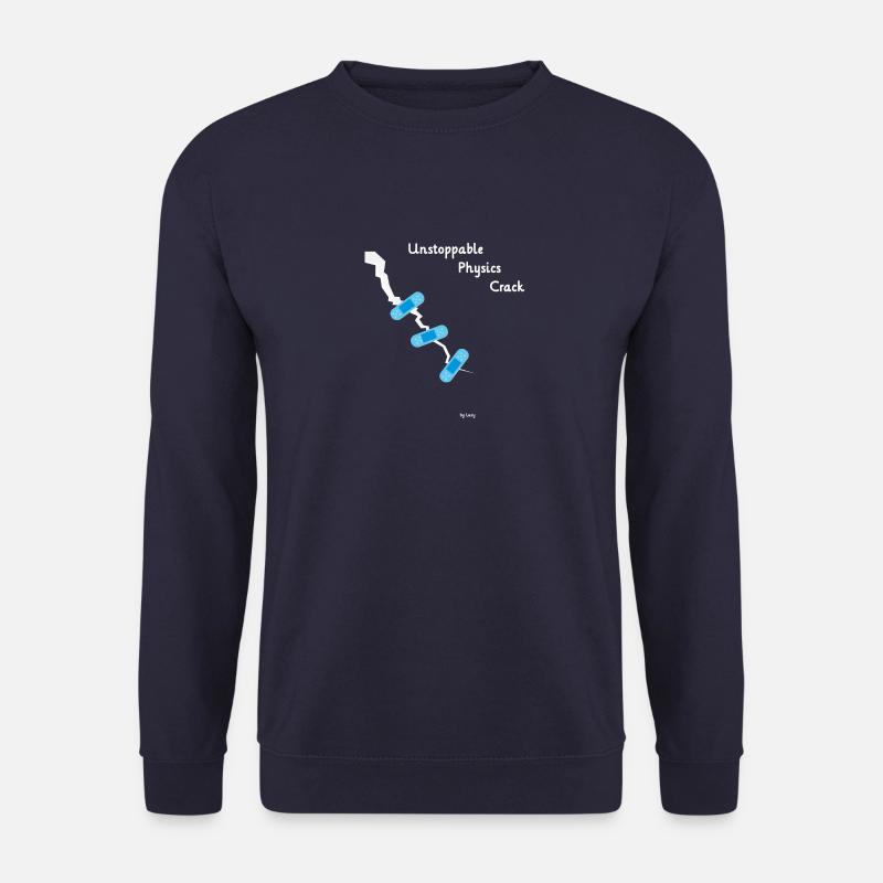 Physics Crack - Unisex Pullover - Navy