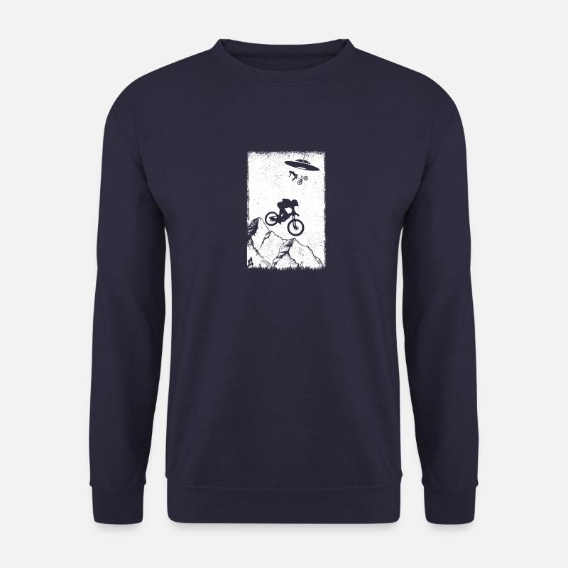 Biker vs. Alien - Unisex Sweatshirt - navy