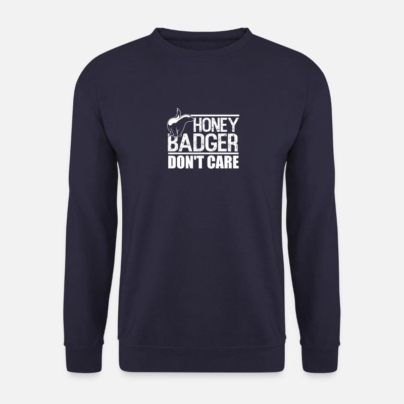 Honey Badger Don't Care - Unisex Sweatshirt - navy