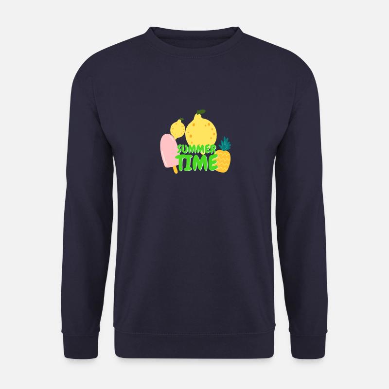 Sommerliches Früchte T-Shirt - Unisex Pullover - Navy
