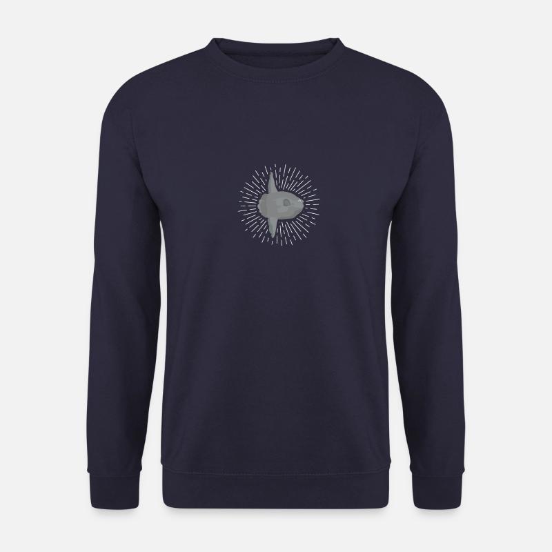 Mola Mola Mondfisch Mühlstein Fischart Geschenk - Unisex Pullover - Navy