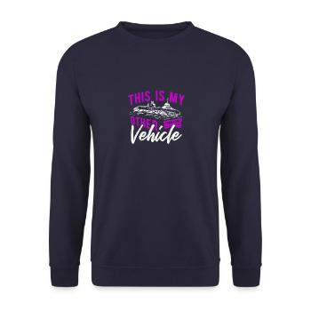 U-Boot - Unisex Pullover - Navy - Vorne - Alina (178cm) & Michal (187cm)