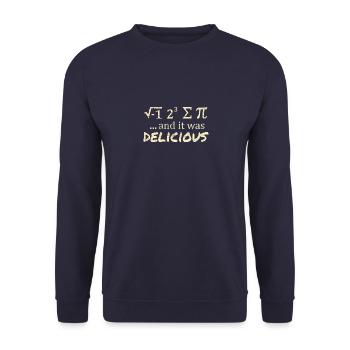 Pi Tag - Unisex Pullover - Navy - Vorne - Alina (178cm) & Michal (187cm)