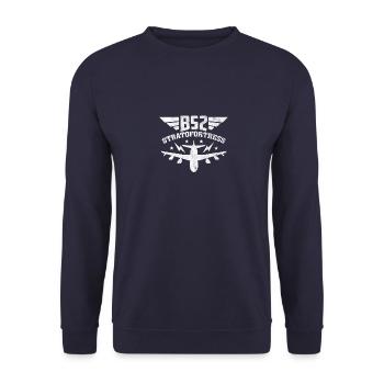 B52 Stratofortress long-range bomber cocktail - Unisex Sweatshirt - navy - Front - Alina (178cm) & Michal (187cm)