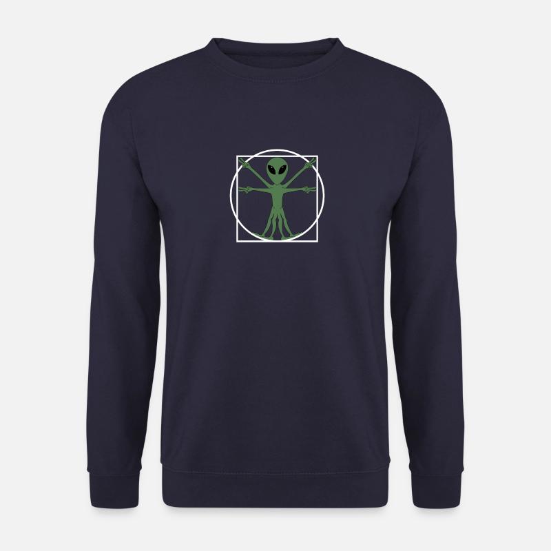 Vitruvianischer Alien - Unisex Pullover - Navy