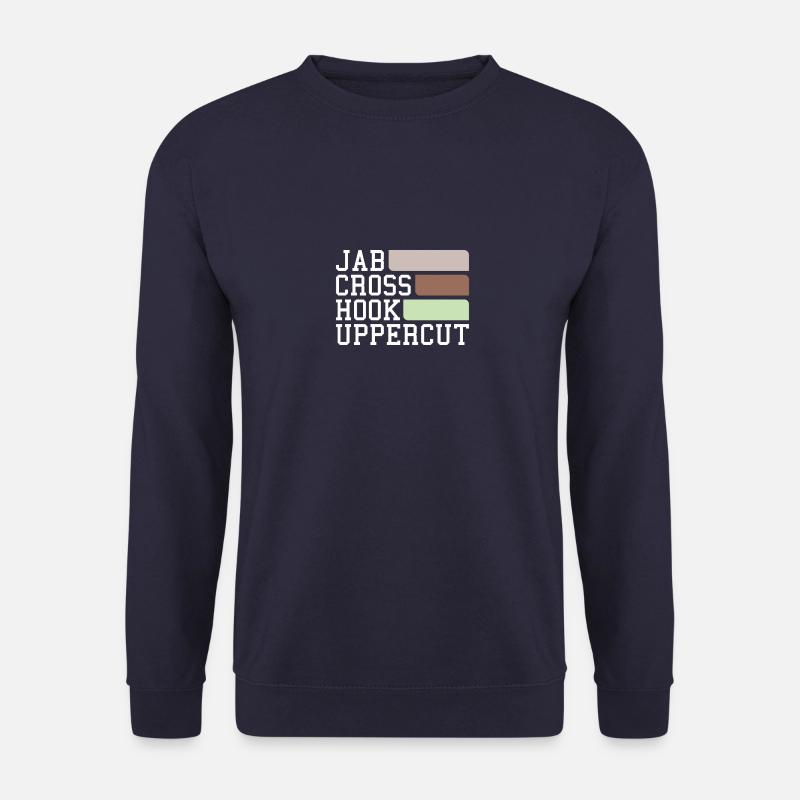 Jab, Cross, Hook, Uppercut - Unisex Pullover - Navy