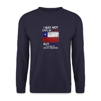 Chile - Unisex Pullover - Navy - Vorne - Alina (178cm) & Michal (187cm)