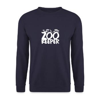 Gardiens de zoo - Sweat-shirt Unisexe - marine - Devant - Alina (178cm) & Michal (187cm)