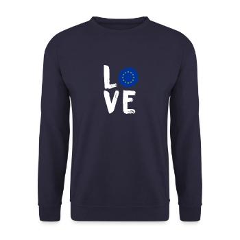 Europe - Sweat-shirt Unisexe - marine - Devant - Alina (178cm) & Michal (187cm)