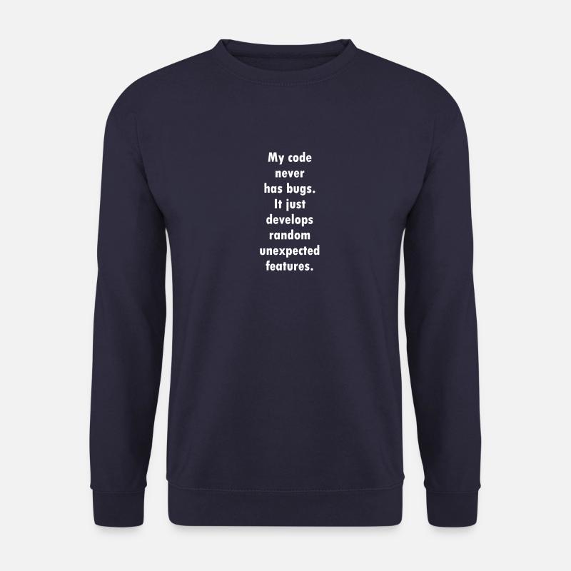 Programmierer Code Bugs Computer Science Nerd - Unisex Pullover - Navy