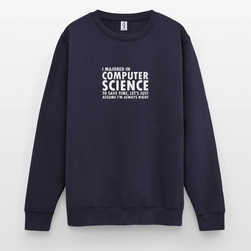 Computer science degree computer scientist programmer Unisex Sweatshirt
