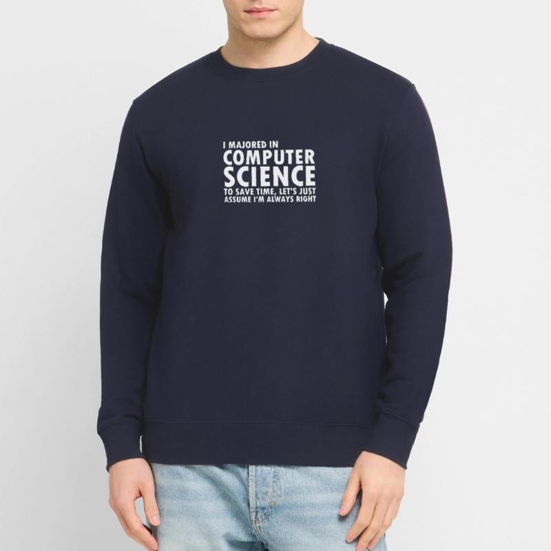 Computer science degree computer scientist programmer Unisex Sweatshirt
