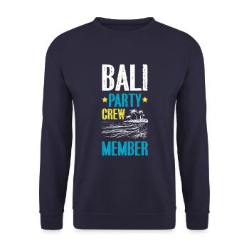 Équipage de la fête à Bali - Sweat-shirt Unisexe - marine - Devant - Alina (178cm) & Michal (187cm)