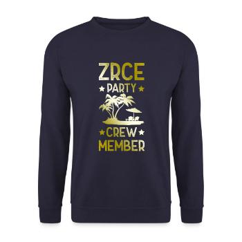 Zrce Party Crew - Sweat-shirt Unisexe - marine - Devant - Alina (178cm) & Michal (187cm)