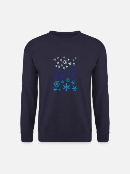 LOTS OF SNOWFLAKES - Unisex Pullover - Navy