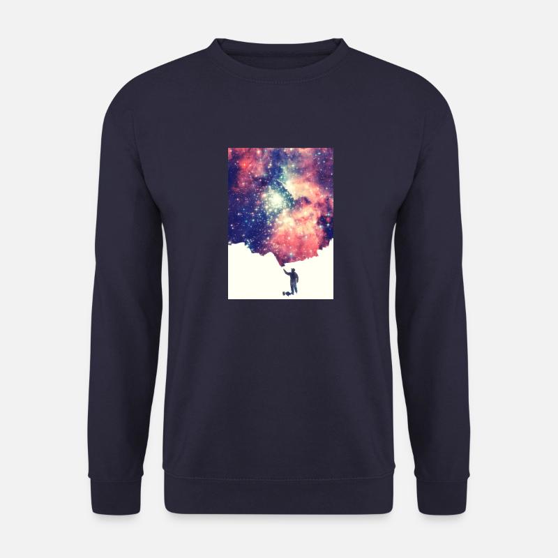 Painting the universe - Handycase - Unisex Pullover - Navy