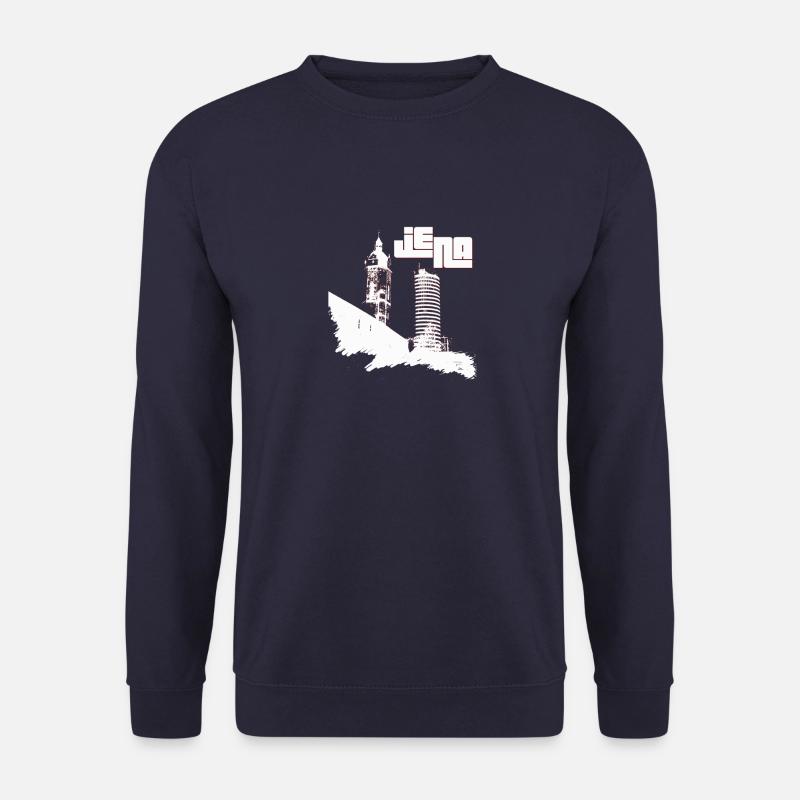 Jena J cool abstract artistic - Unisex Sweatshirt - navy