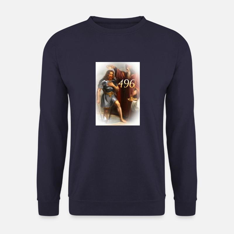 Batême de Clovis 496 - Unisex Pullover - Navy