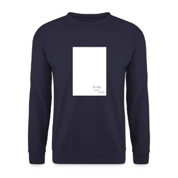 Grüße aus Tirol - Unisex Pullover - Navy - Vorne - Alina (178cm) & Michal (187cm)
