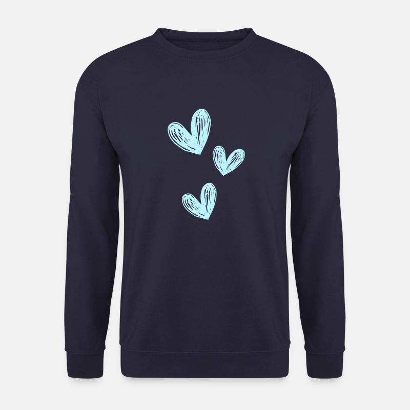 Love blue - Unisex Pullover - Navy