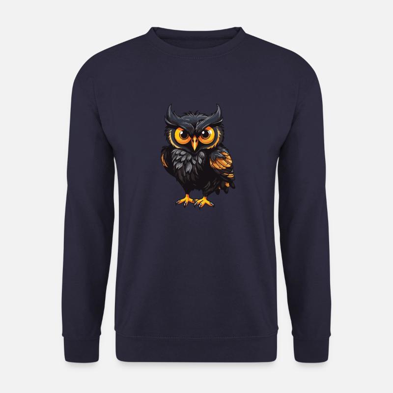 Eule Tier - Unisex Pullover - Navy