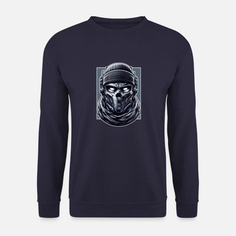 Söldner-Kopf - Unisex Pullover - Navy