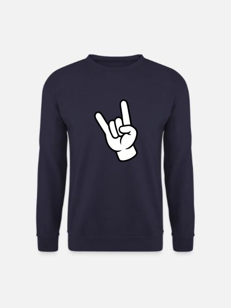 Hand Sign Party - Unisex Sweatshirt - navy