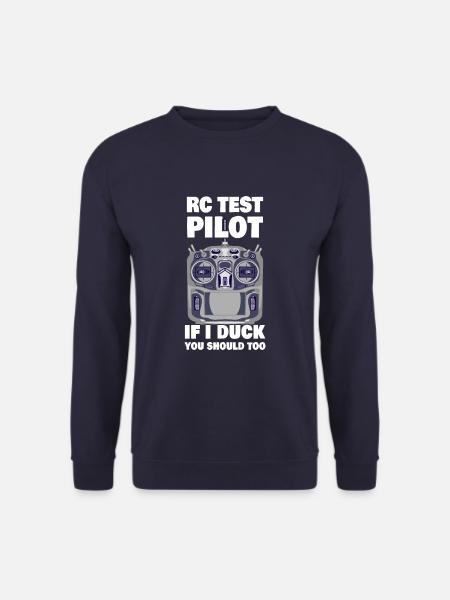 Pilote d’essai RC si je vous esquive trop avion RC - Sweat-shirt Unisexe - marine