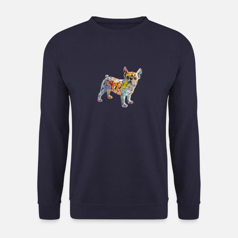 Hund Graffiti - Unisex Pullover - Navy