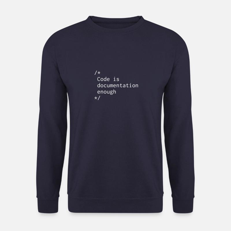 Code Coder Programmierer Developer Entwickler - Unisex Pullover - Navy