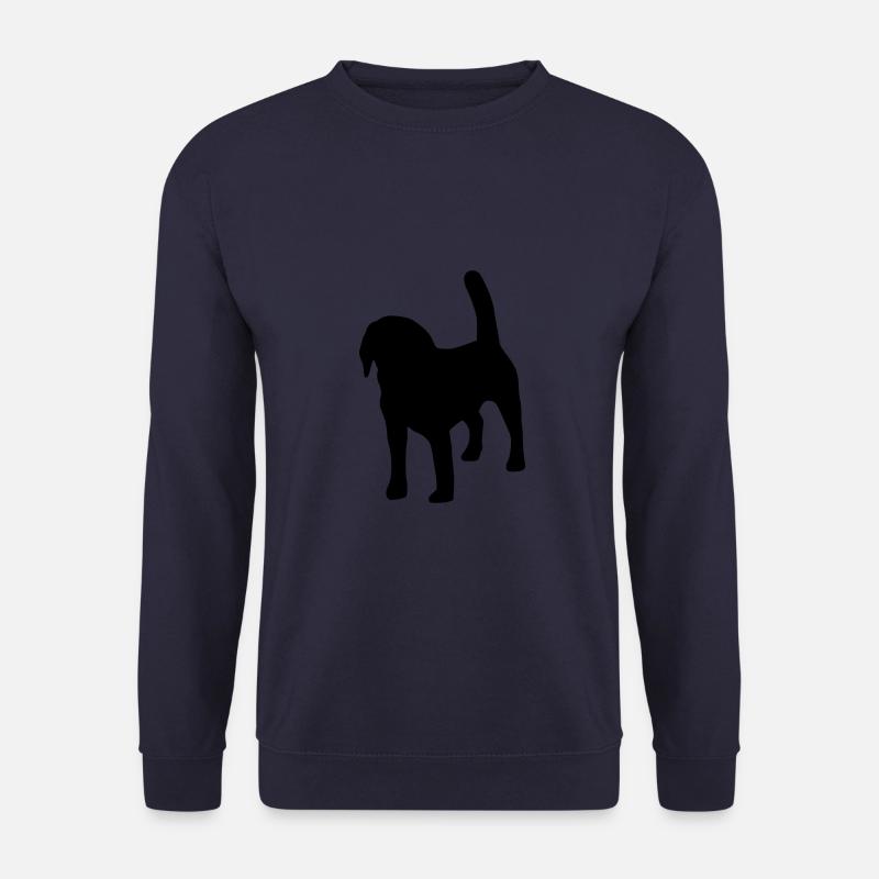 Beagle Silhouette - Unisex Pullover - Navy