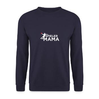 Spieler Mama Handball Verein Hart Halle Geschenk - Unisex Pullover - Navy - Vorne - Alina (178cm) & Michal (187cm)
