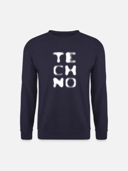 Techno Unscharf - Unisex Pullover - Navy