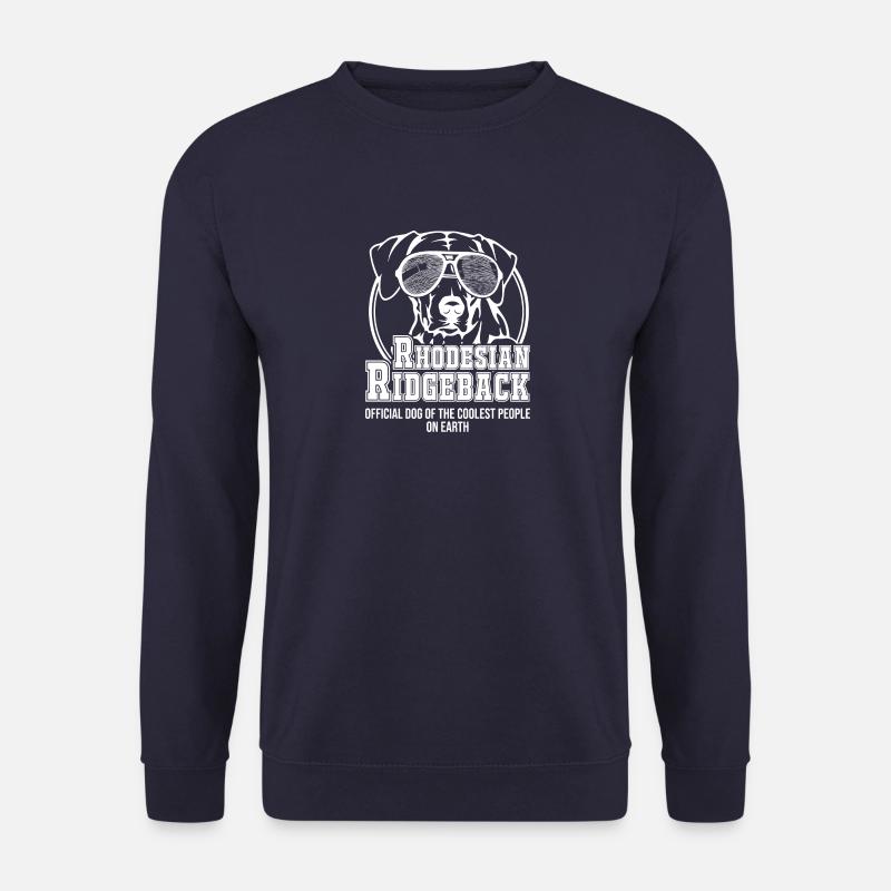 Hunde Shirt · Rhodesian Ridgeback · Geschenk - Unisex Pullover - Navy