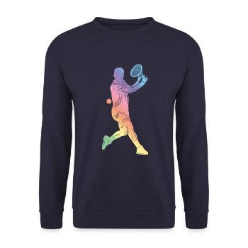 Sport de tennis - Sweat-shirt Unisexe - marine - Devant - Alina (178cm) & Michal (187cm)