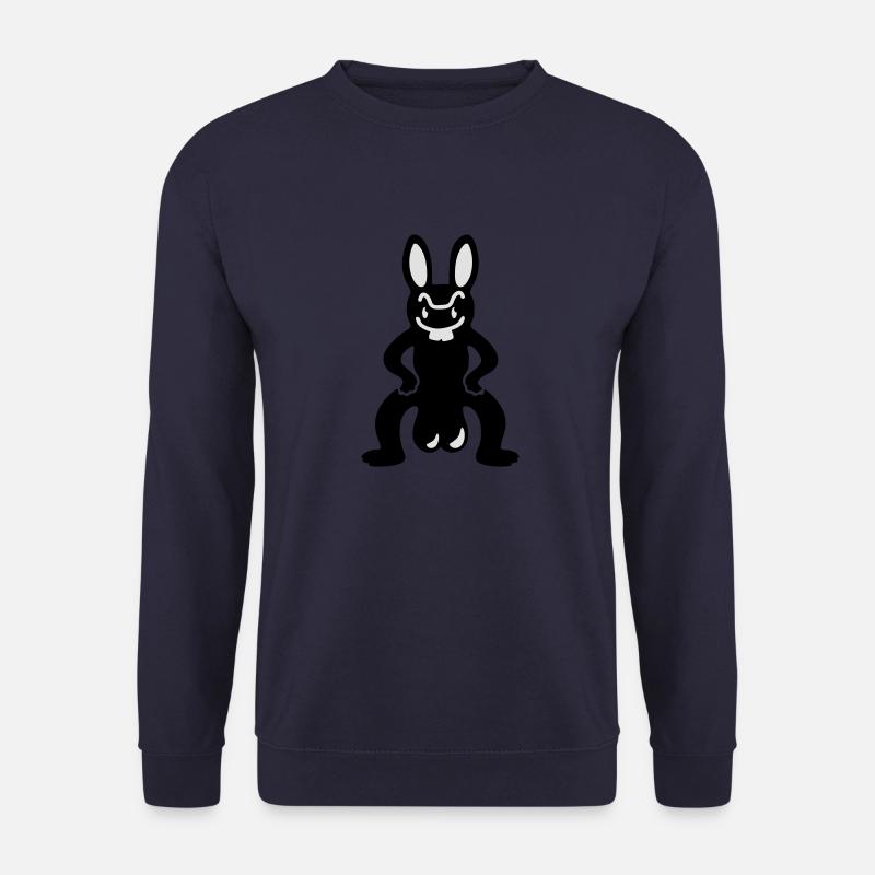 Bunny with eggs - Unisex Sweatshirt - navy