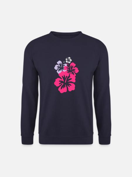 hibiskus_4 - Unisex Pullover - Navy